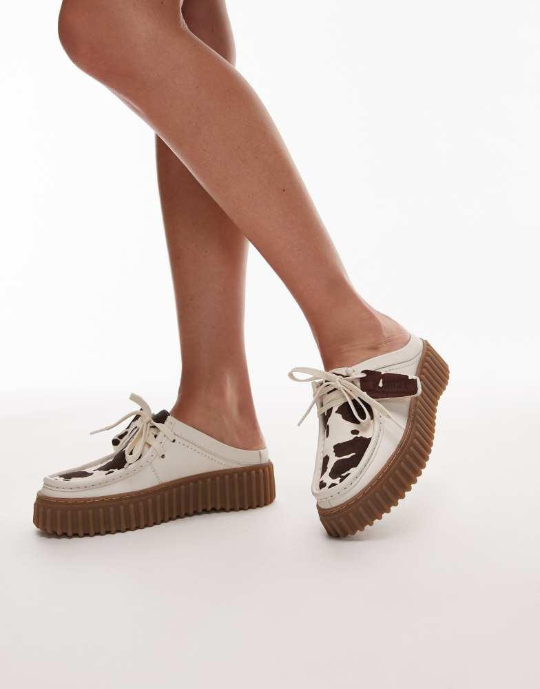 Clarks Torhill Wallabee Cow 26.5 ハラコ柄 Clarks Animal Print Torhill Hi Shoes | Pacsun
