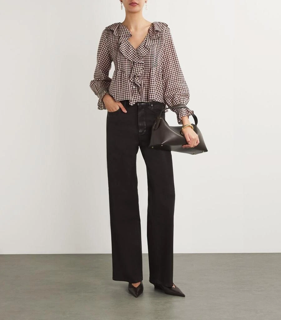 DÔEN Organic Cotton Ruffled Hardy Blouse 2