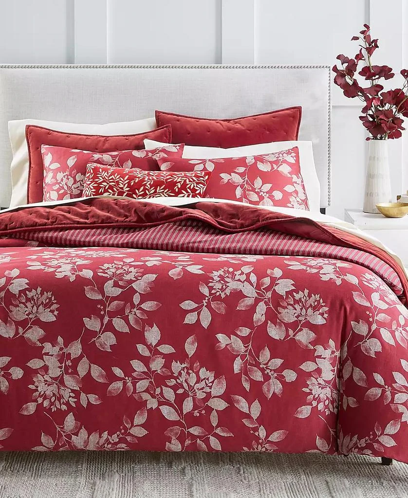 Charter Club Holiday Botanical 2-Pc. Comforter Set, Twin, Exclusively at Macy’s 1