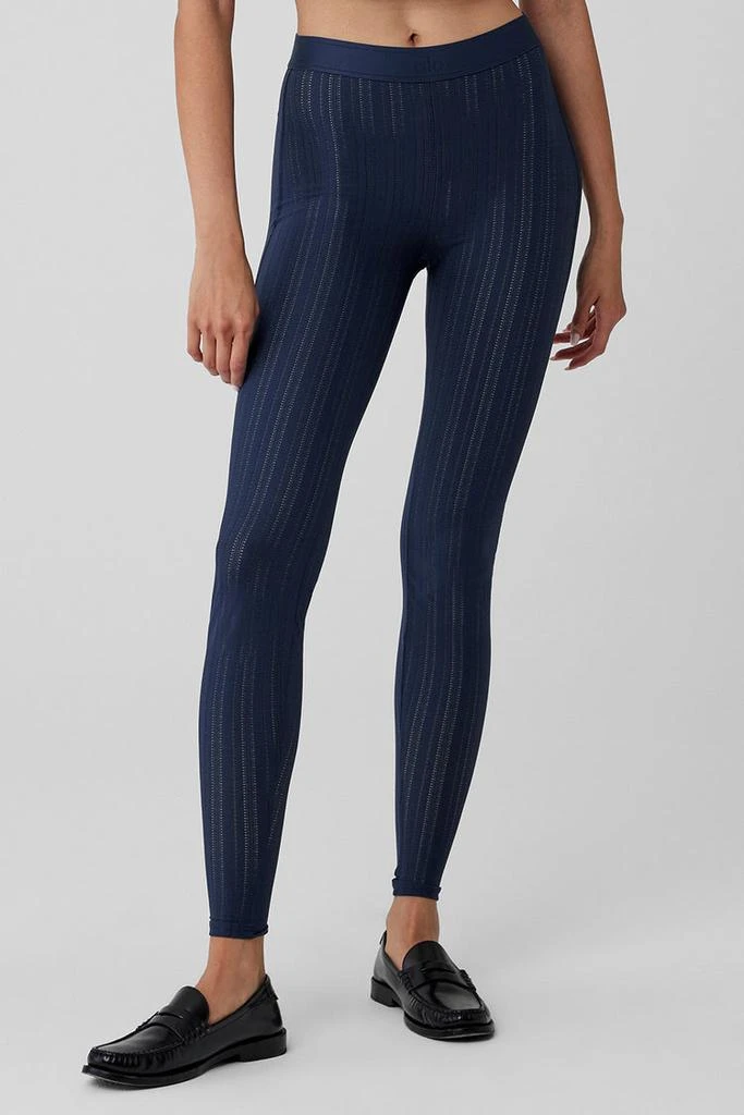 Alo High-Waist Euphoria Legging - Navy 1
