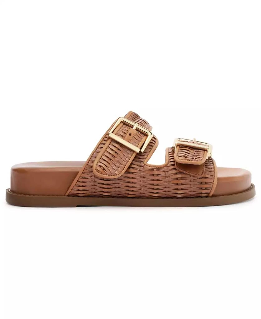 Schutz Women's Naomi Round Toe Flat Sandals 2