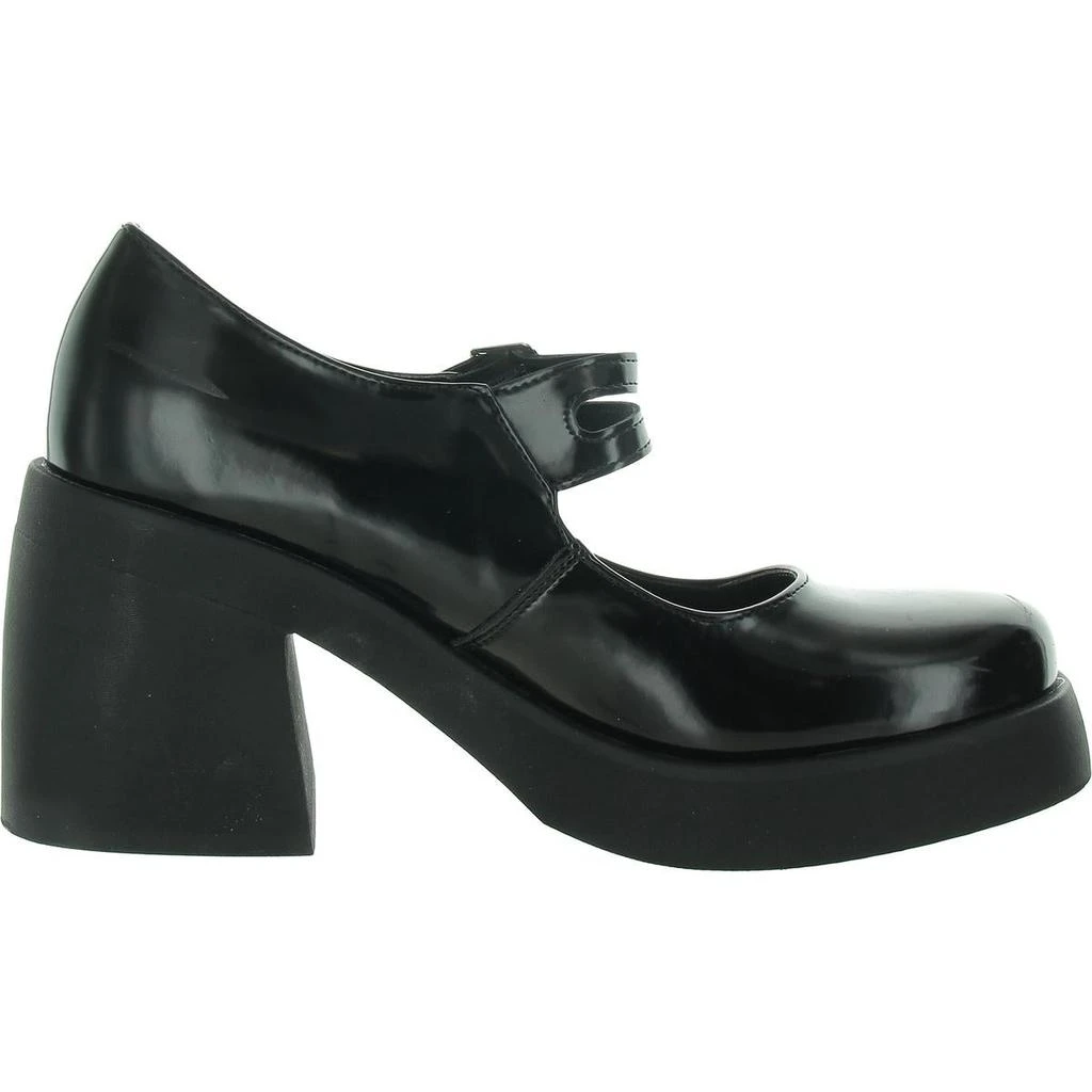 Madden Girl Lonniie Womens Buckle Patent Mary Jane Heels 2