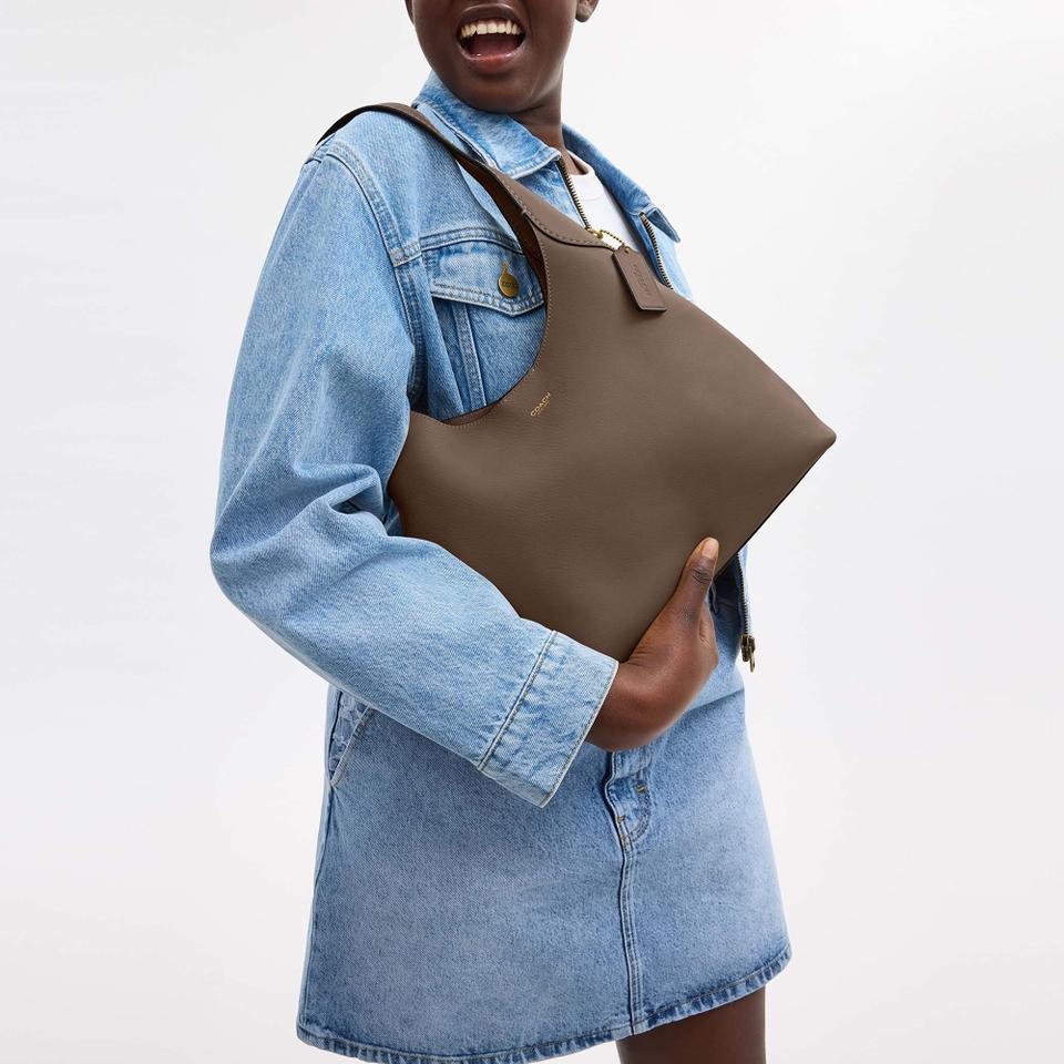 Coach Coach Brooklyn 28 Full-Grain Leather Shoulder Bag