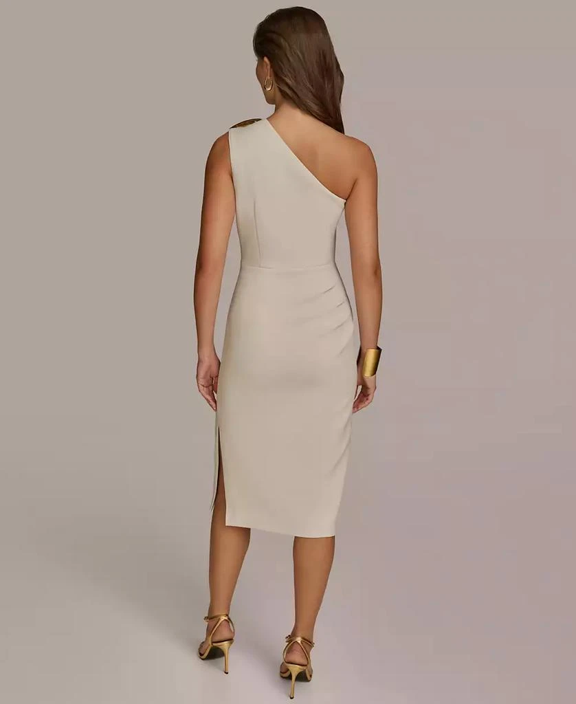 Donna Karan Women's Asymmetric-Neck Sheath Dress 5