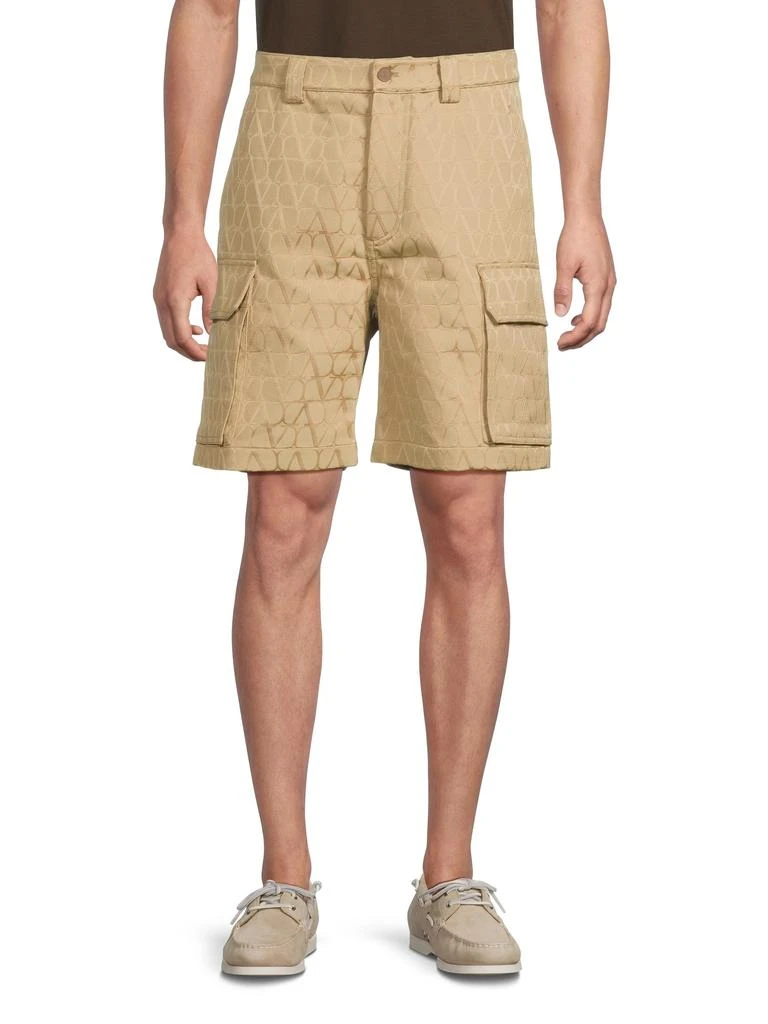 Valentino ​Cotton-Blend Cargo Shorts 1