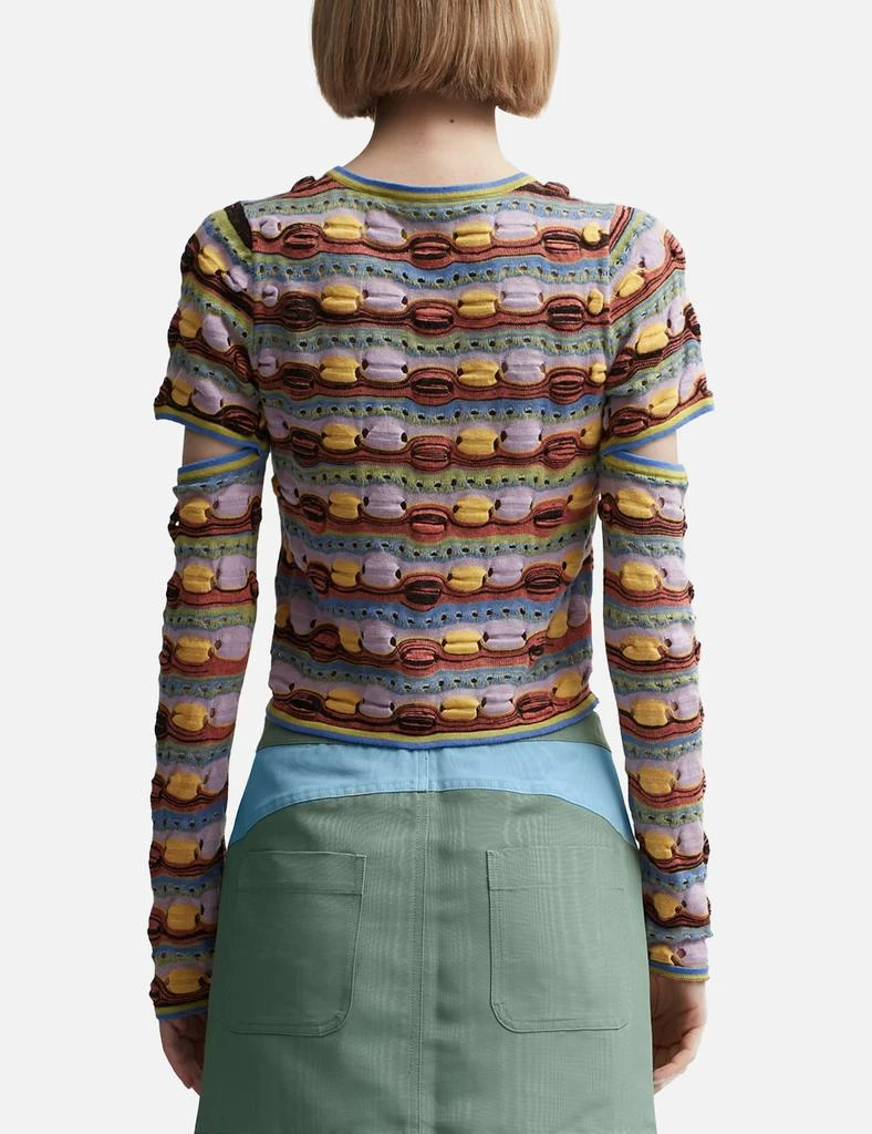 Brain Dead Bubble Knit Cardigan 3