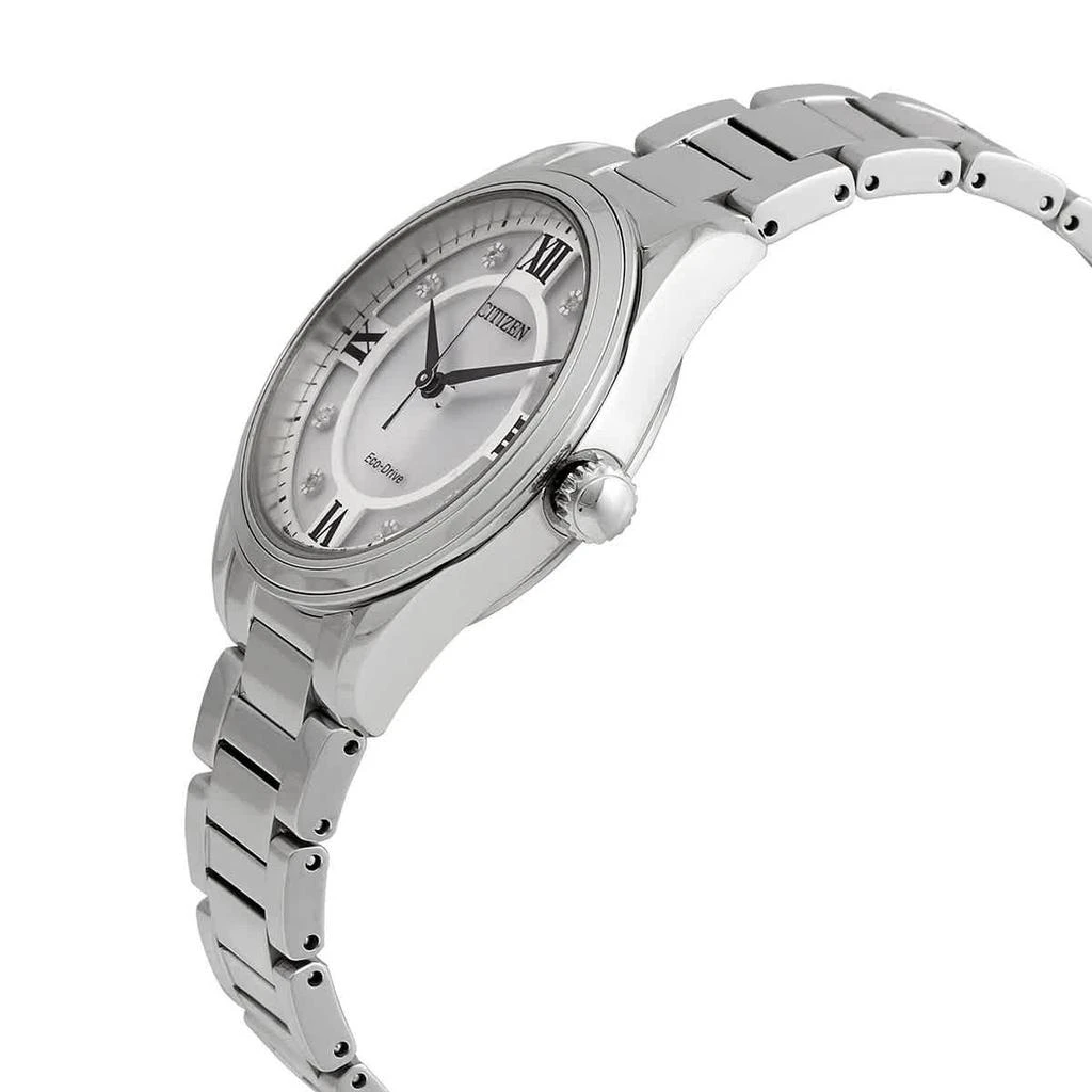 Citizen Arezzo Eco-Drive Silver Dial Ladies Watch EM0870-58A 2