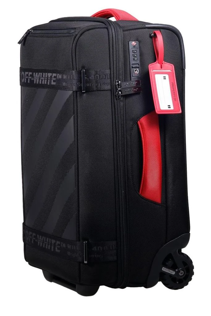 Off-White Off-White Logo Detailed Zip-Up Suitcase 3