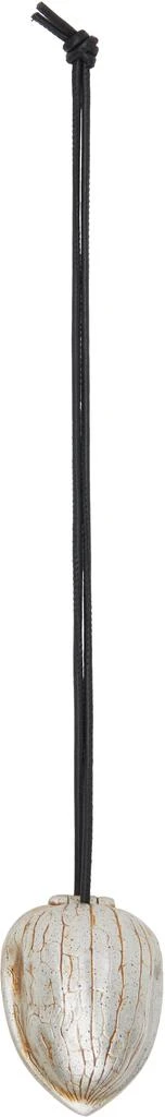 JW Anderson Silver 
Black Walnut Keychain 2