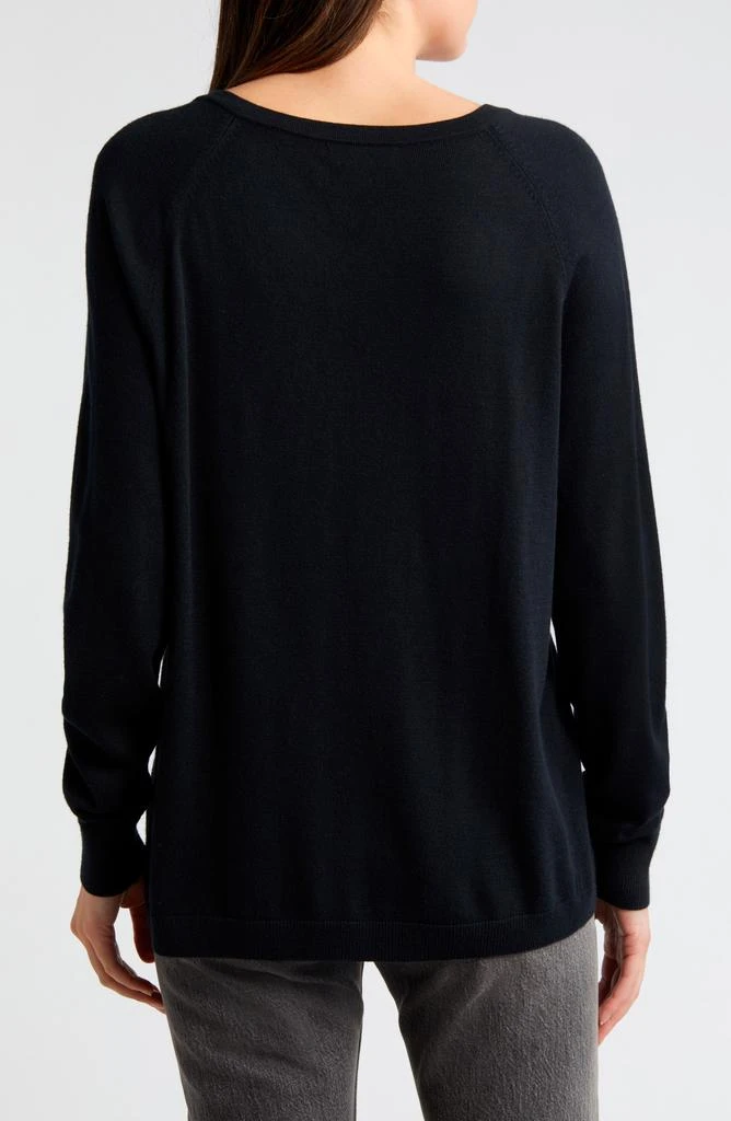 Treasure & Bond Relaxed V-Neck Sweater 2