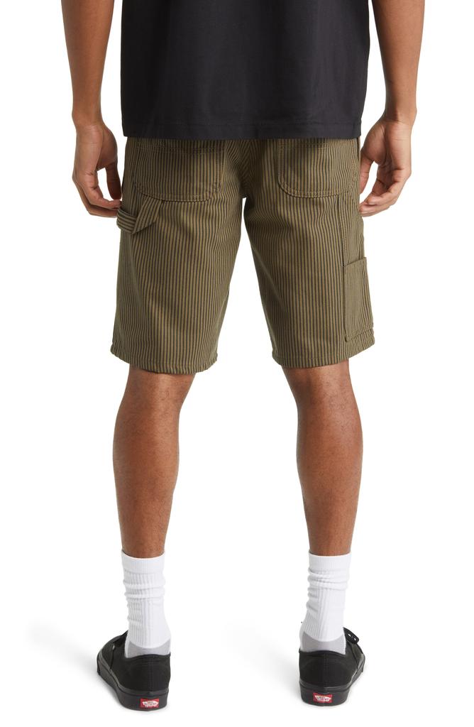 Dickies Stripe Flat Front Carpenter Shorts