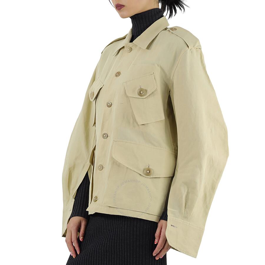 PETAR PETROV Ladies Sand Cotton-Linen Mue Jacket