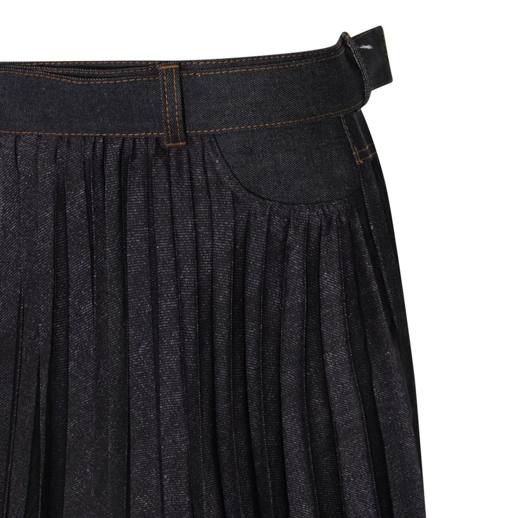 Sacai Sacai Pleated Midi Skirt 3