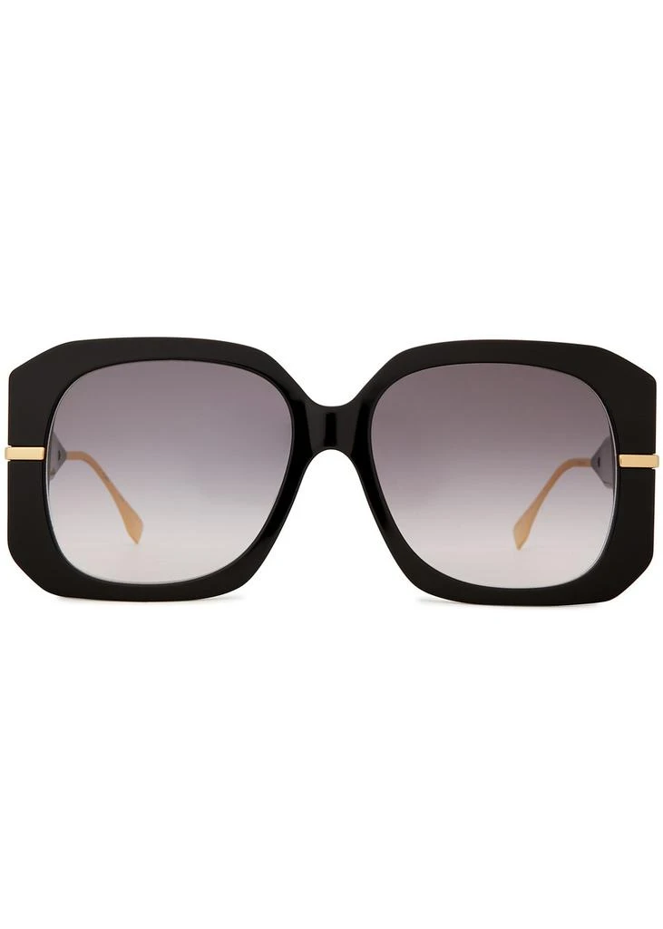 Fendi Fendigraphy oversized square-frame sunglasses 2