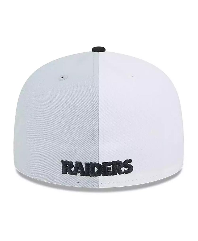 New Era Men's Gray, Black Las Vegas Raiders 2023 Sideline 59FIFTY Fitted Hat