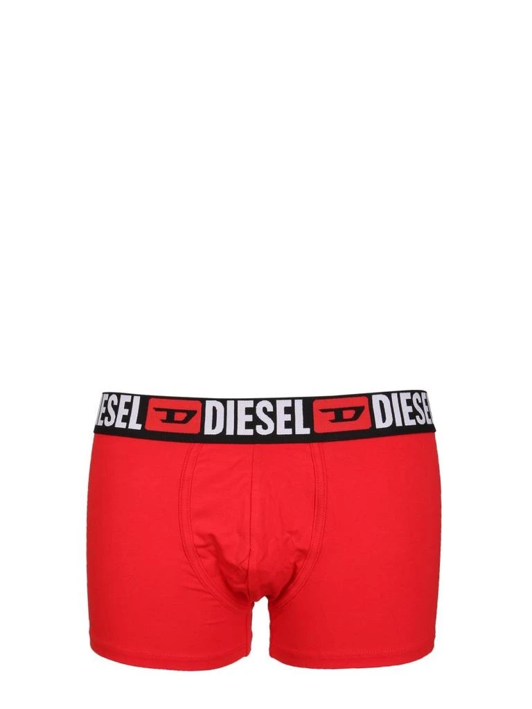 Diesel Diesel Logo Waistband Pack Of Three Boxers 2