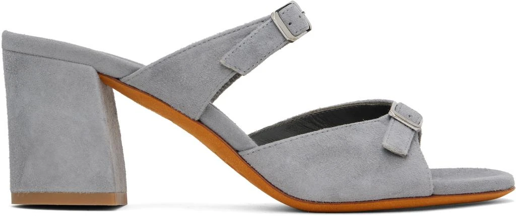 Maryam Nassir Zadeh Gray Una Heeled Sandals 1