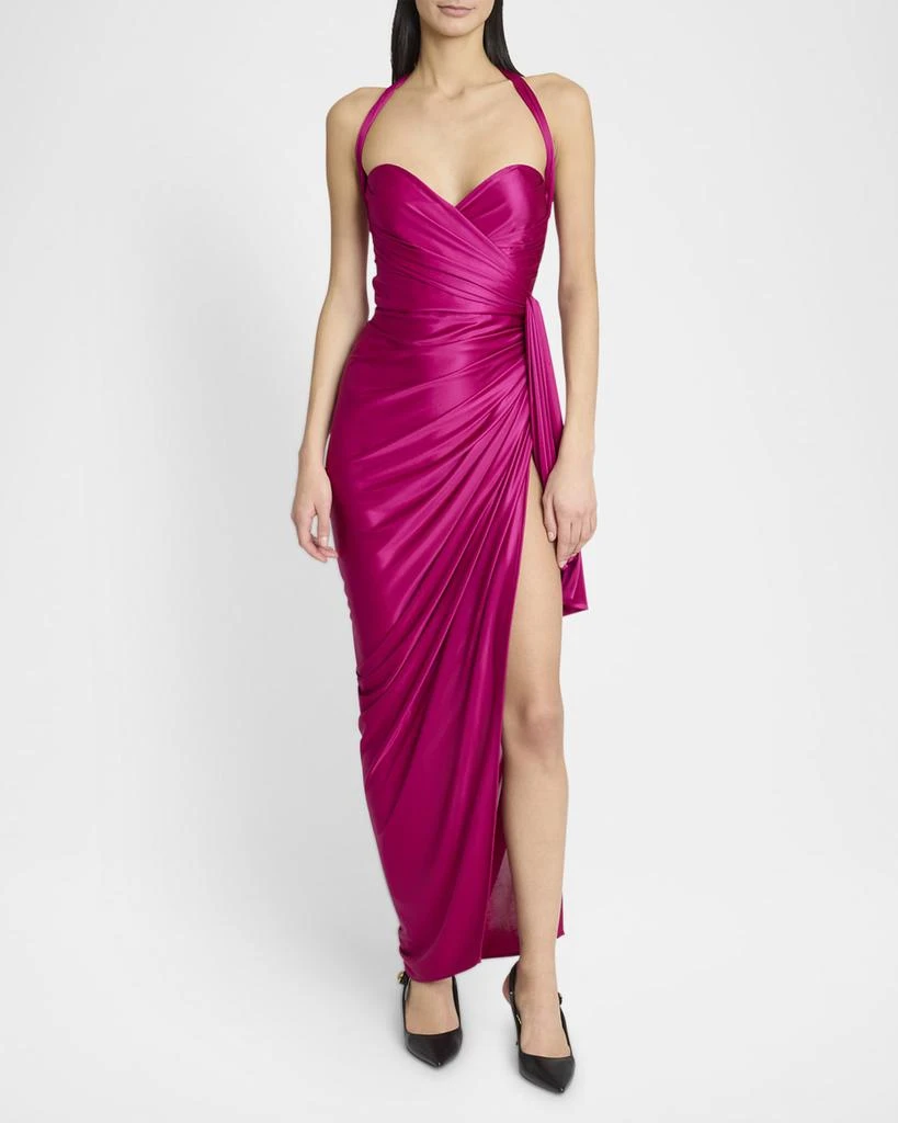 Shop Draped Slit Maxi Dress on Sale at BeyondStyle  Get 40% Off Draped Slit  Maxi Dress with Limited-Time Flash Deals, Exclusive Discounts, and Special  Offers. Enjoy Unbeatable Savings on Draped Slit