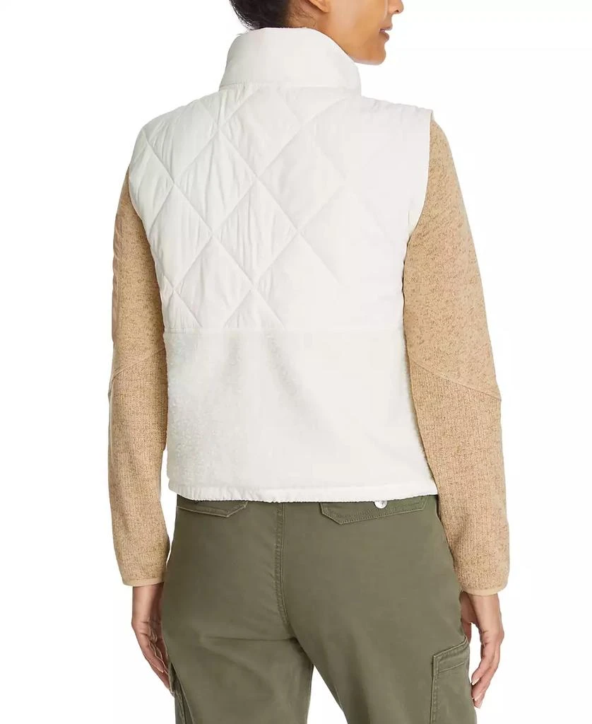 BASS OUTDOOR Women's Mixed-Media Zip-Front Campfire Vest 5