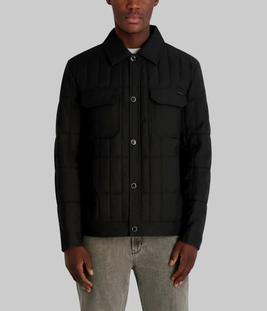 Karl Lagerfeld Paris QUILTED SHIRT JACKET 1