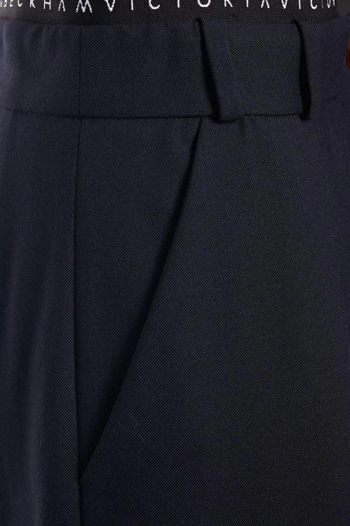 Victoria Beckham Pleated twill tapered pants 4