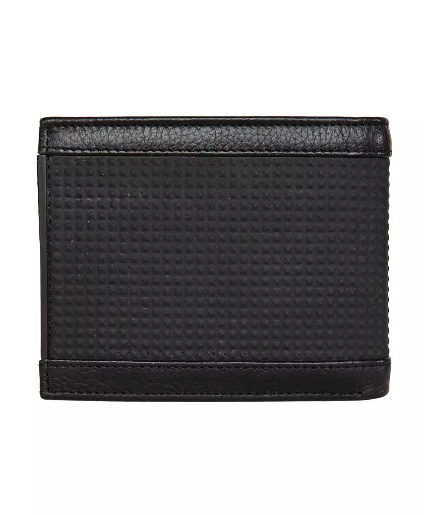 Nautica Men's Logo Rubber Leather Bifold Wallet 2