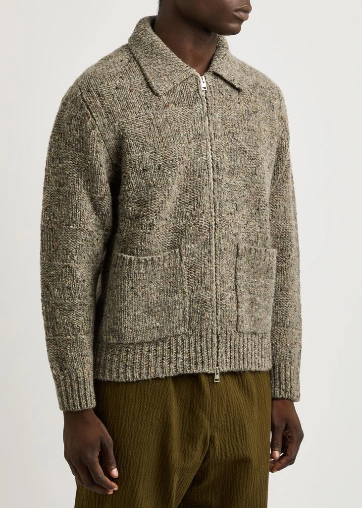 Norse Projects Erik Donegal Diamond wool jacket  2