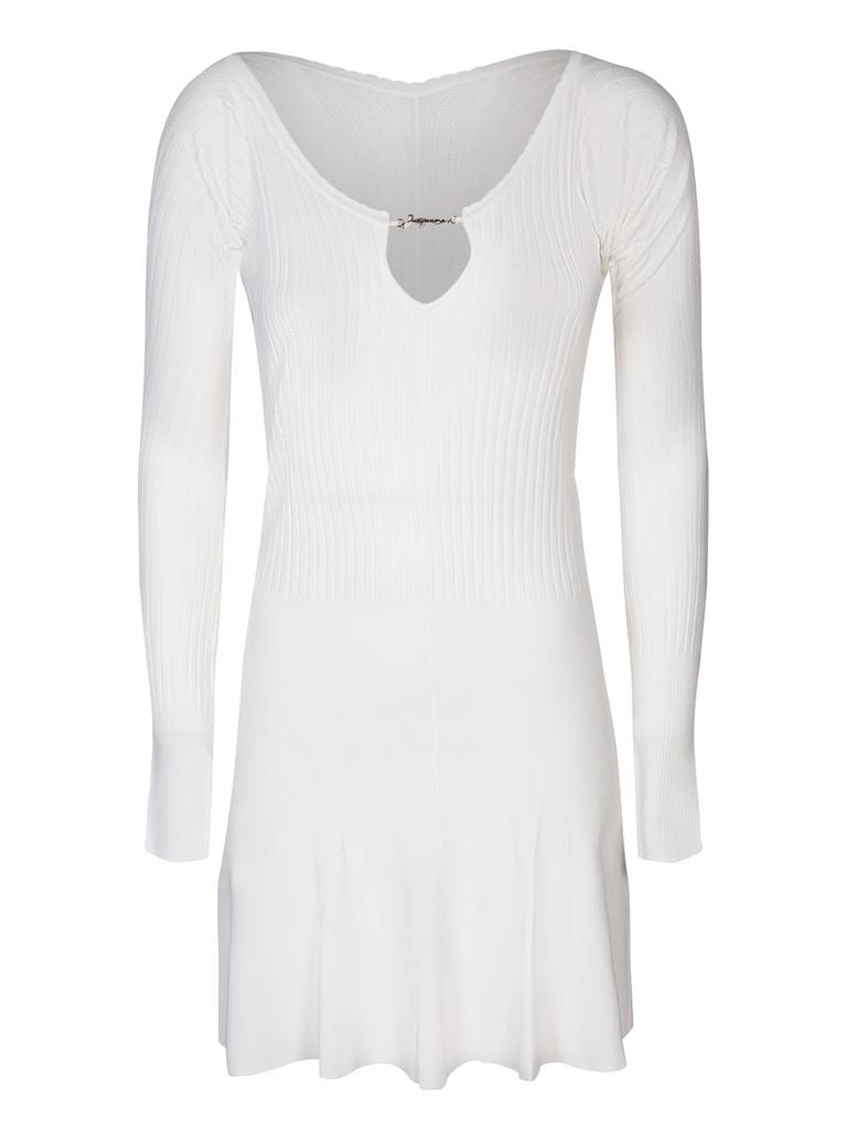 【送料&関税込】Jacquemus Long Sleeve Scalloped Mini Dress JACQUEMUS Long Sleeve Scalloped Mini Dress – LOZURI®