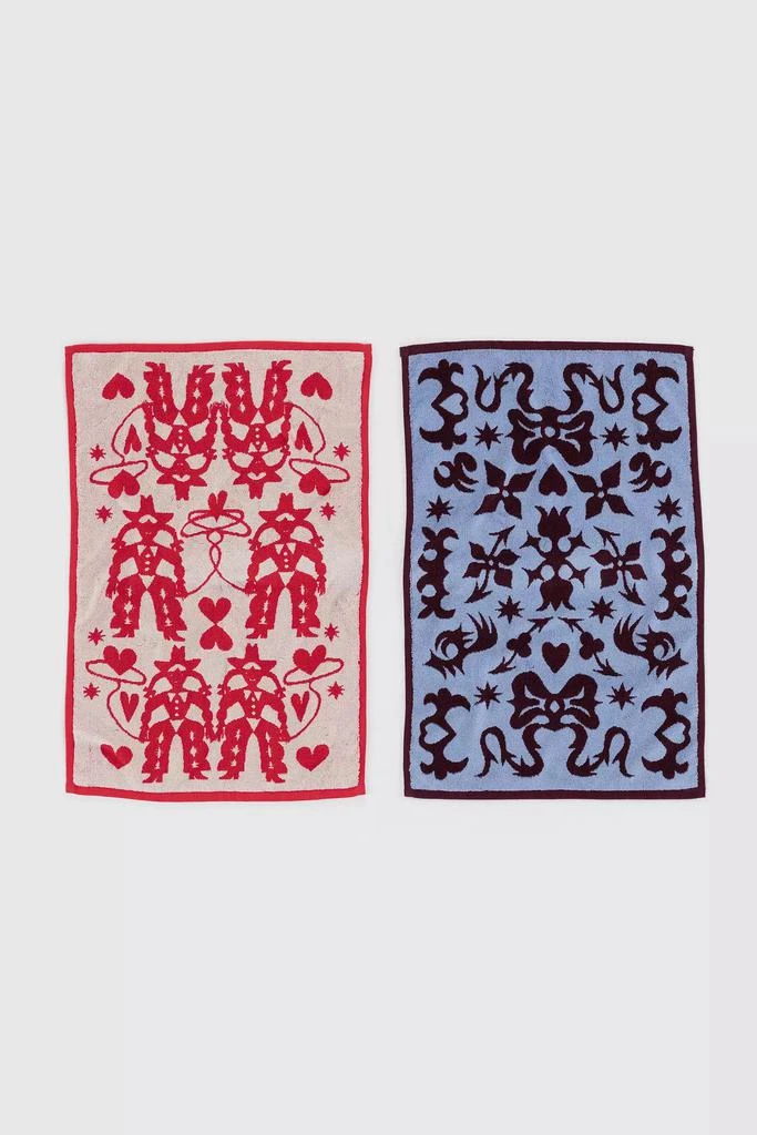 Baggu BAGGU Reversible Hand Towel Set 1