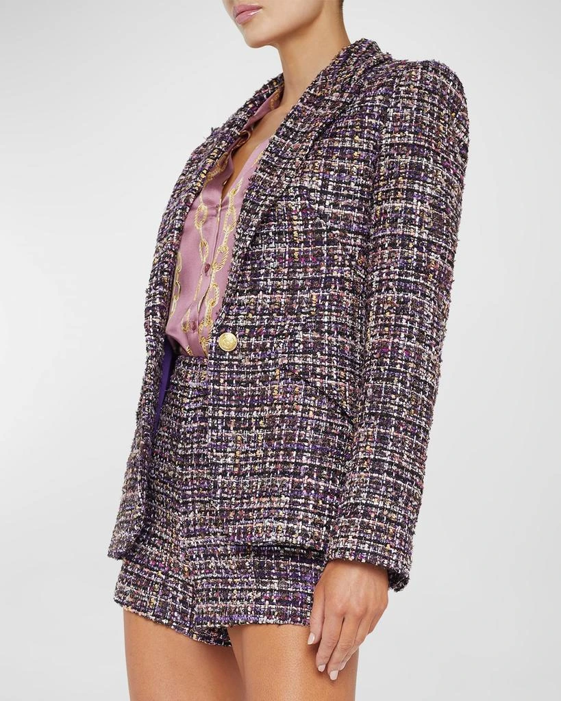 L'Agence Chamberlain Tweed Blazer 5