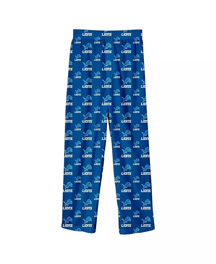 Outerstuff Preschool Blue Detroit Lions Team Color Printed Pajama Pants 1