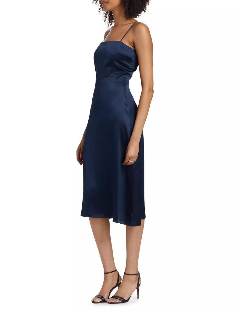 Amanda Uprichard Clover Silk Midi-Dress 4