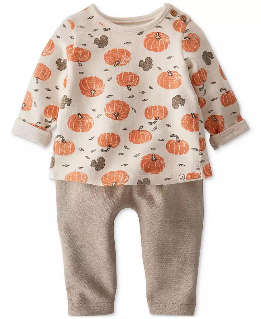 Carter
s Baby Organic Cotton Harvest Pumpkins Top 
Pants, 2-Piece Set