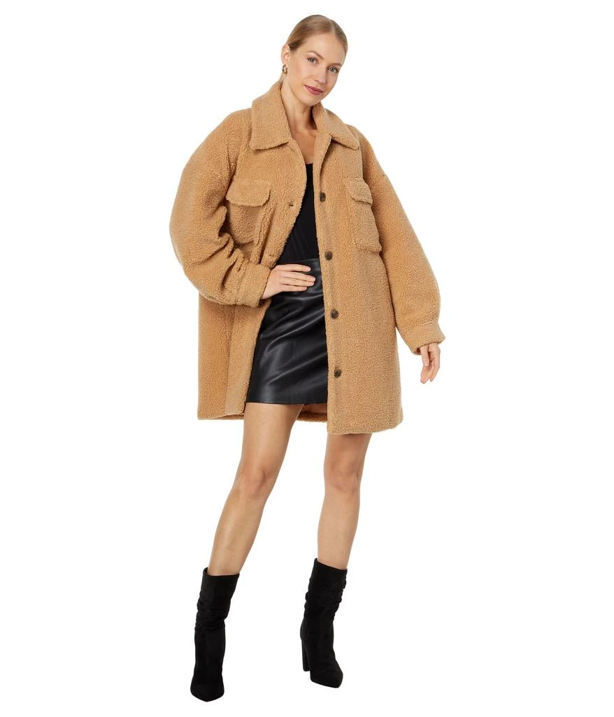 Avec Les Filles Oversized Faux Shearling Shacket 4