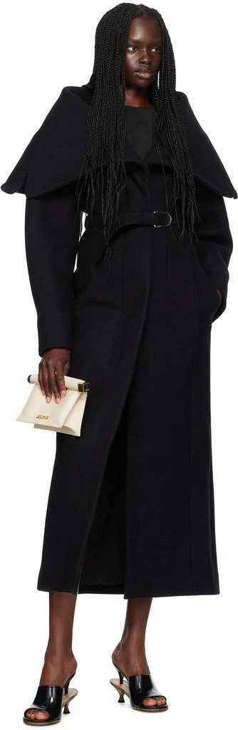 Jacquemus Black La Casa 'Le manteau Caruso' Coat 4