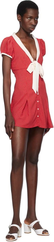 Frankies Bikinis Red Manhattan Button Up Minidress 4