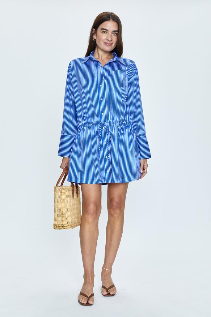 Pistola Denim Lucinda Dress - Ultramarine Stripe