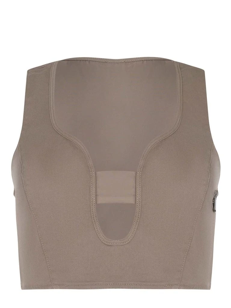 PINKO Neckline Crop Top 1