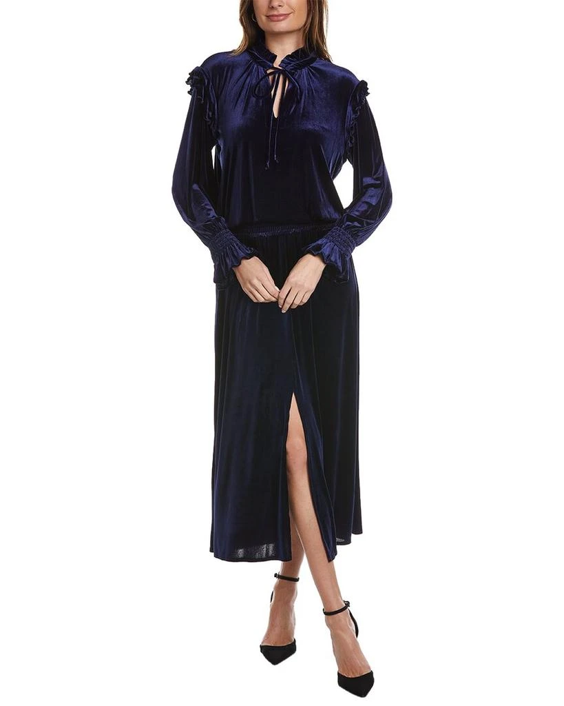 Finley Finley Mary Jane Velvet Maxi Dress 1