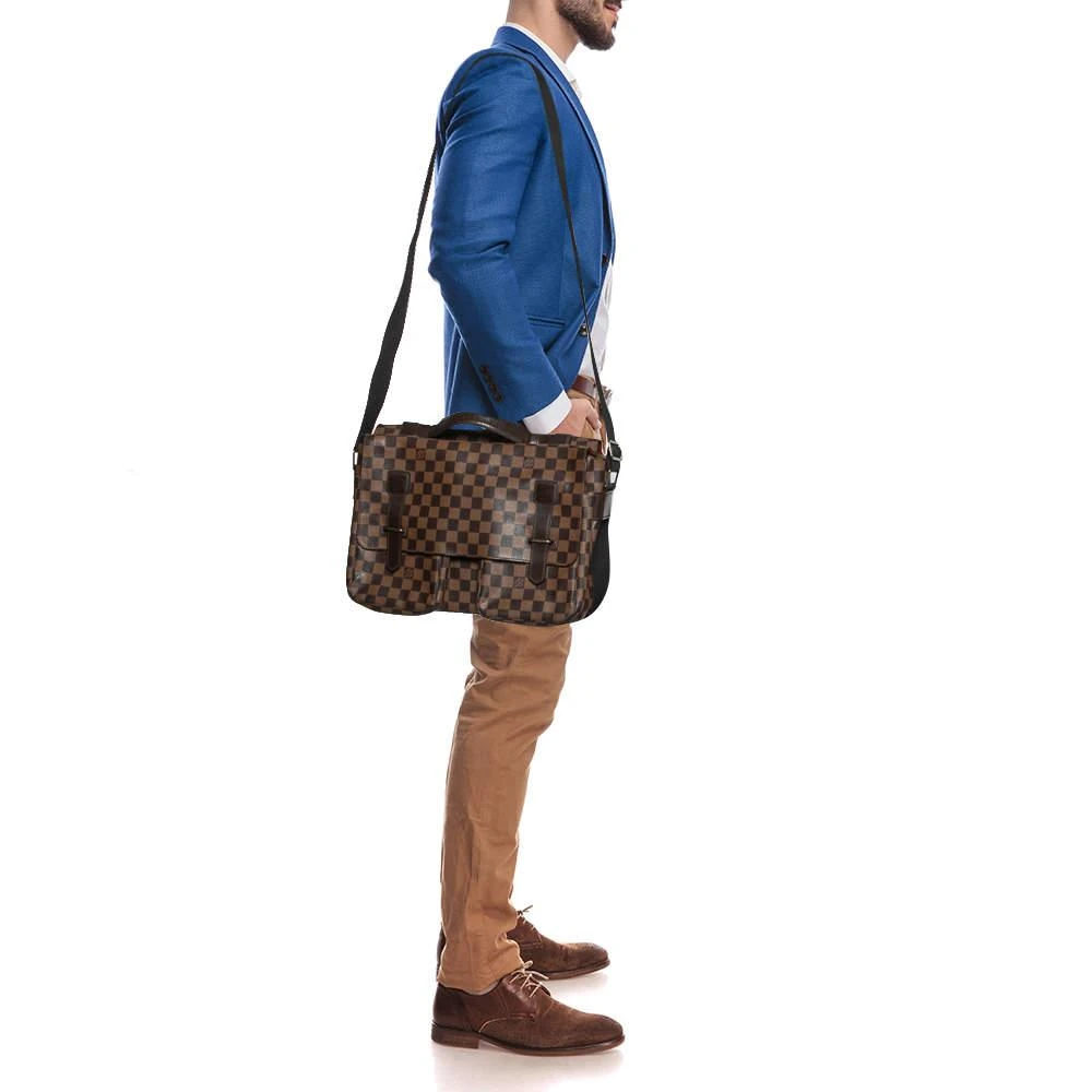 Louis Vuitton Louis Vuitton Damier Ebene Canvas Broadway Messenger Bag 2