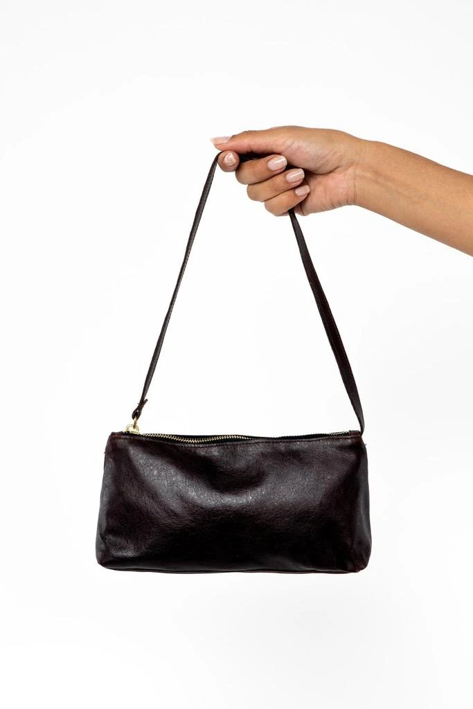 Los Angeles Apparel (Factory Store) RLH3468 - Leather Zip Pochette 9
