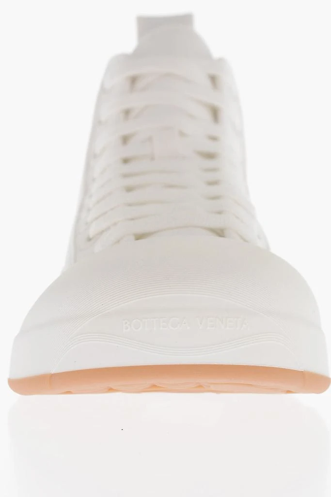 Bottega Veneta Bottega Veneta Canvas VULCAN High-Top Sneakers with Rubberized Toe 4