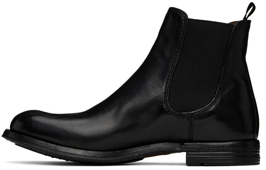 Officine Creative Black Balance 008 Chelsea Boots 3