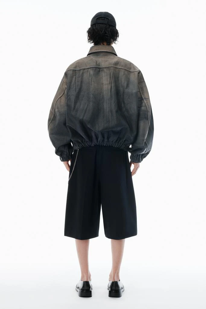 Alexander Wang Black leather trompe-l'oeil jacket 4