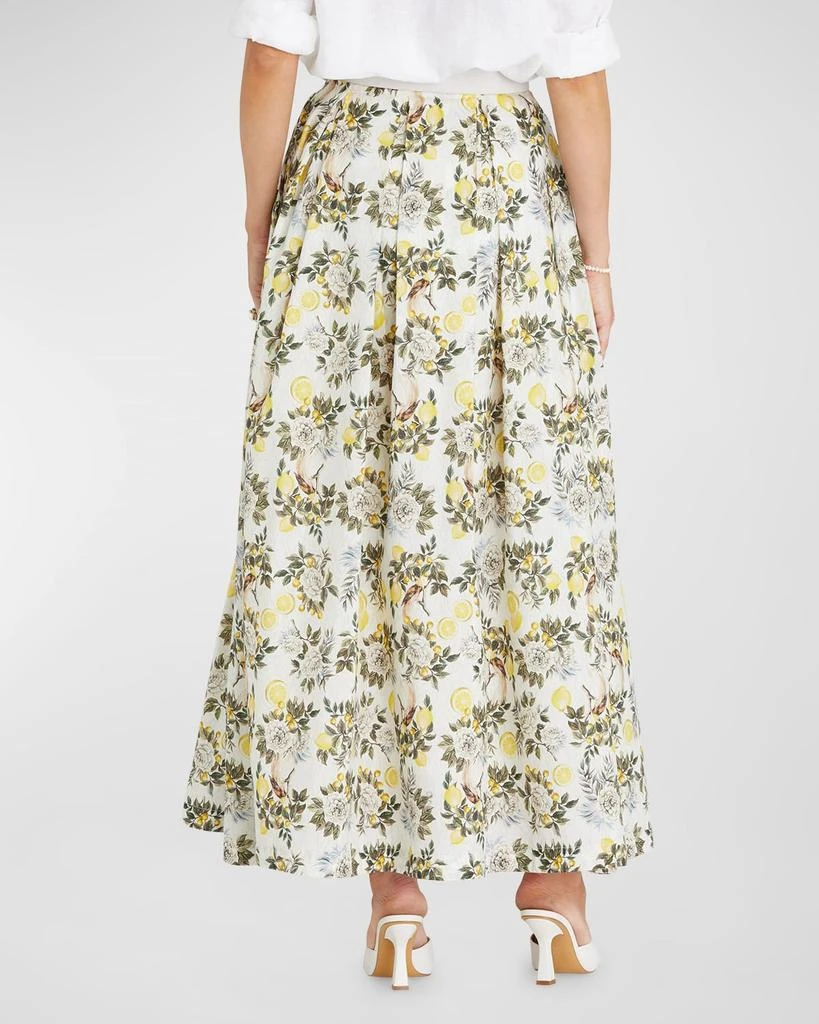 Aqua Blu Australia Clementine Annette Pleated Maxi Skirt 4