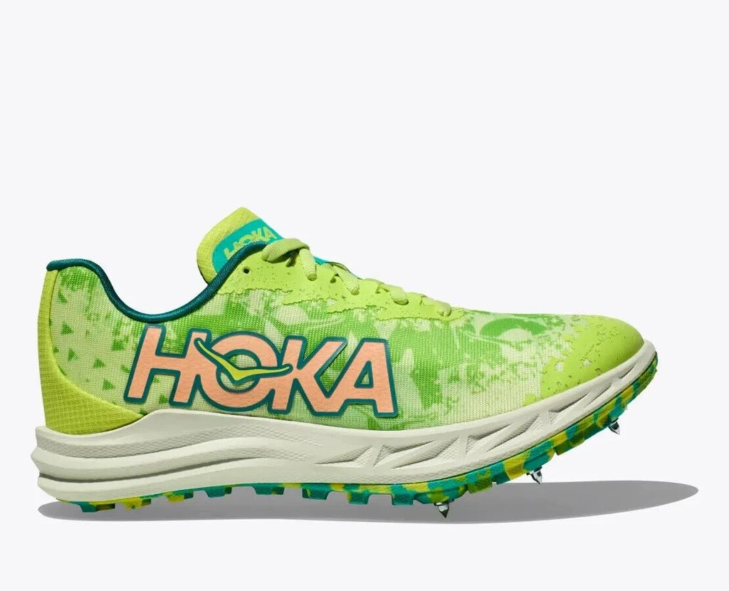 Hoka One One Crescendo XC Men's US 8 Green Spikeless Track Running Shoes EEE3729 1