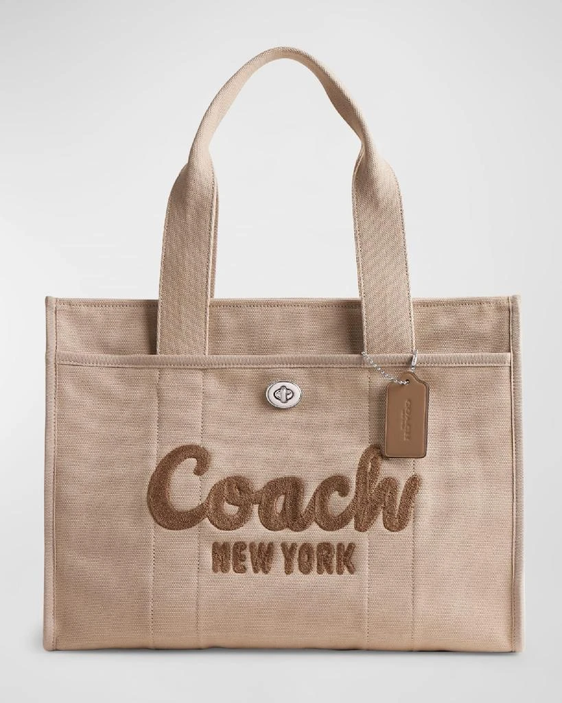 Coach Cargo 42 Logo Canvas Tote Bag 1