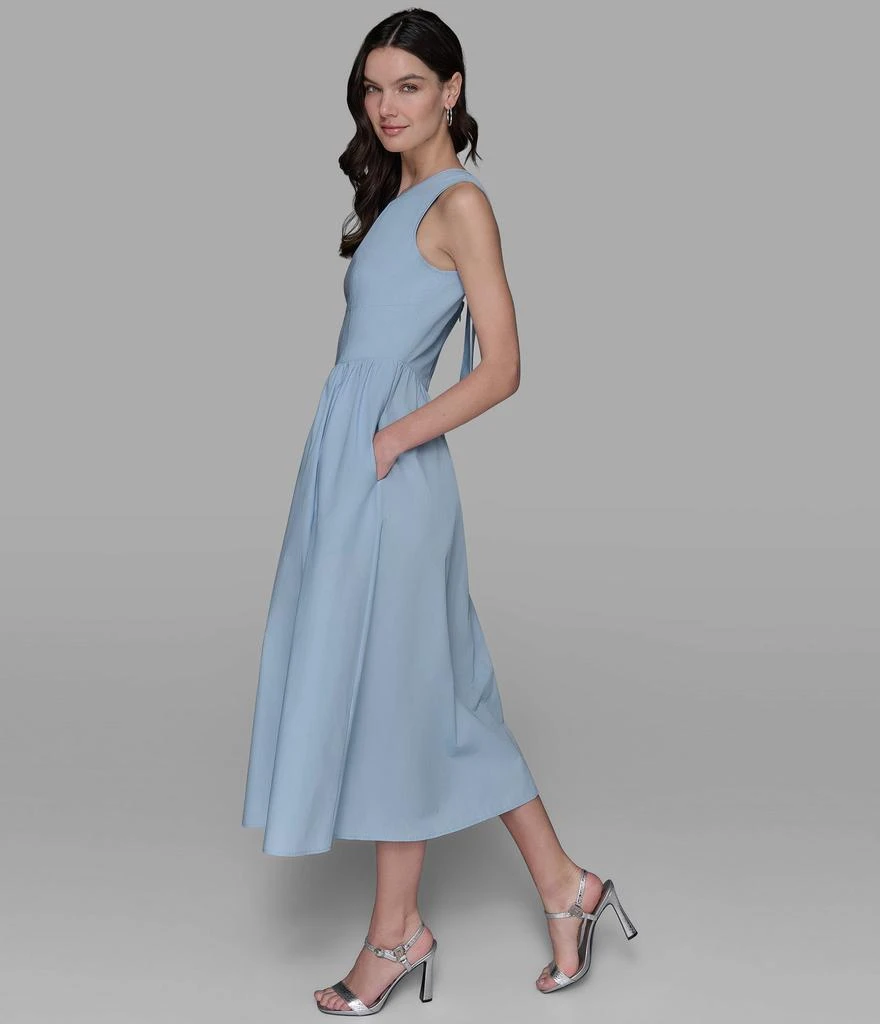 Karl Lagerfeld Paris POPLIN DRESS WITH BACK TIES 3