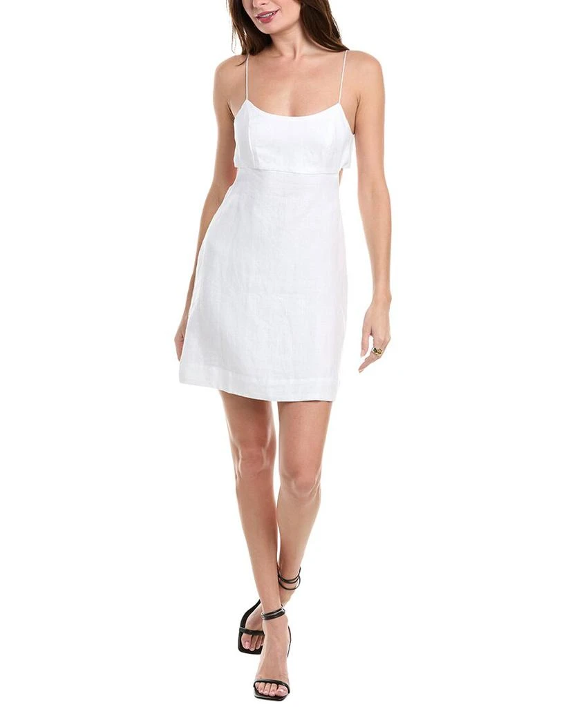 Bershka strappy linen mini dress in white  On Sale Now with Up to 13% Off  | Discover Exclusive Deals & Savings at BeyondStyle  Authentic Bershka  Home|women with Limited-Time Discounts, Free