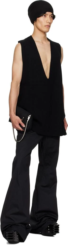 Rick Owens Black Concordians V Tank Sweater Vest 4